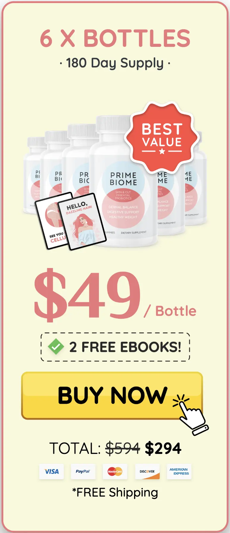 Primebiome Primebiome order six